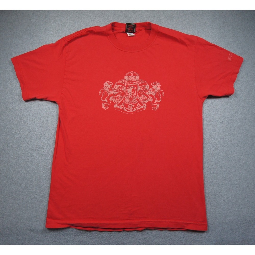 Vintage Spitfire Shirt Mens Large Red Skateboard Graphic Tee Streetwear Y2K